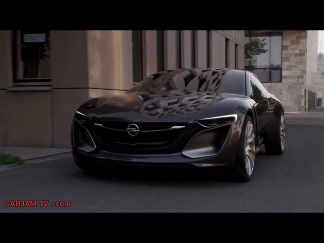 Opel Monza HD Driving Scenes Hybrid Gullwing Commercial 2014 GM Concept Electric Car Carjam TV HD