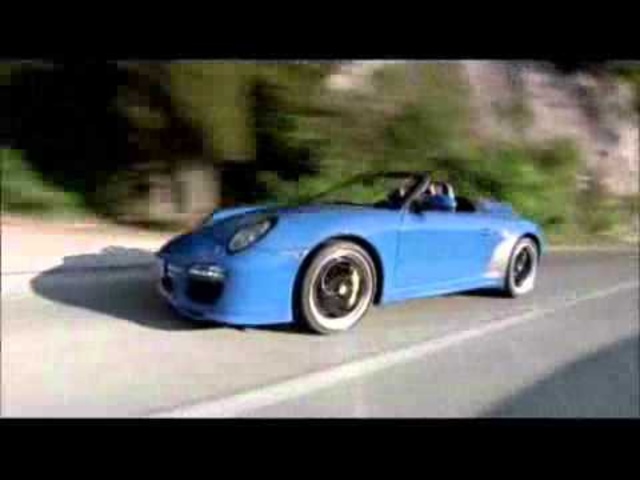Porsche 911 Speedster Car Commercial - New Carjam Radio 2011