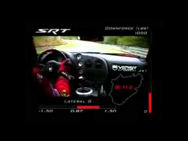 Dodge Viper Nurburgring Record Lap In Full Dodge Viper ACR Commercial - CARJAM TV