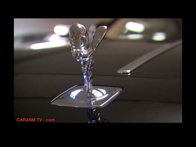 Rolls Royce Spirit of Ecstasy Lighting Up + Retracting 2014 Hood Ornament Carjam TV HD