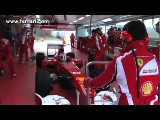 Carjam: Alonso 1st Test Fiorano New Ferrari F150th Italia Feb 2011