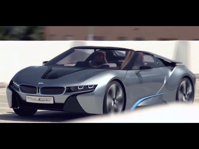 New BMW i8 Spyder 2014 In Detail Driving Commercial Hybrid Electric Car - Carjam TV HD 2014