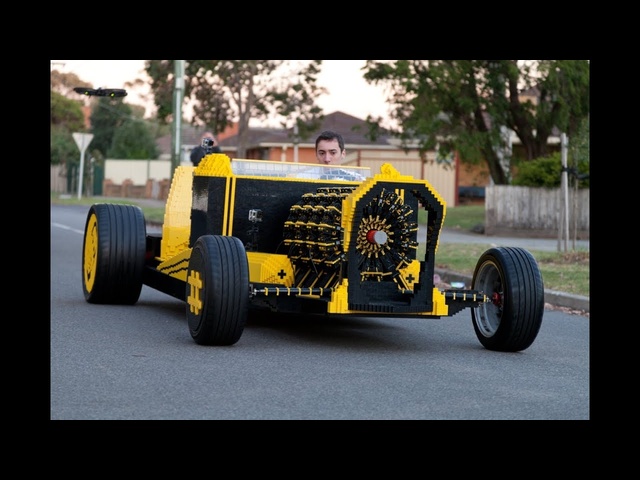 Life Size Lego Car Powered by Air