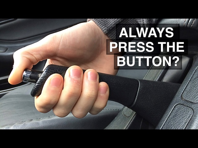 Always Press The Handbrake Button? Myth Busted