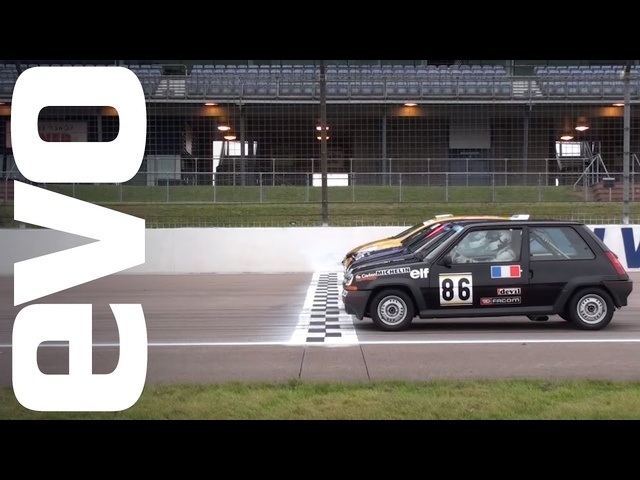 Renaultsport Clio & 5 GT Turbo race. Who will win? Four generations do battle.