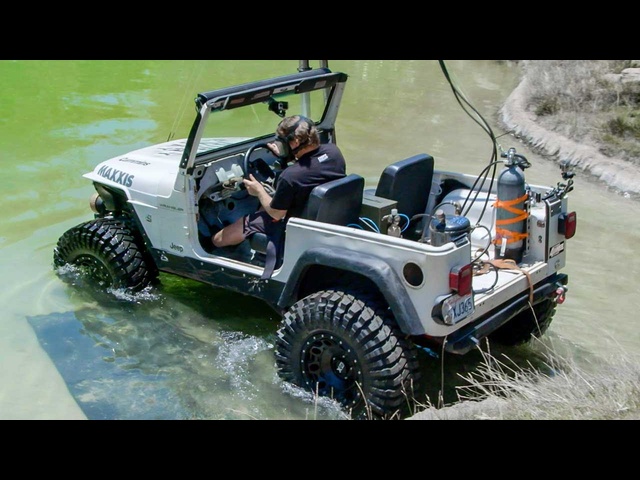 Diesel Jeep Drives 12 Feet Underwater! - Dirt Every Day Ep. 54