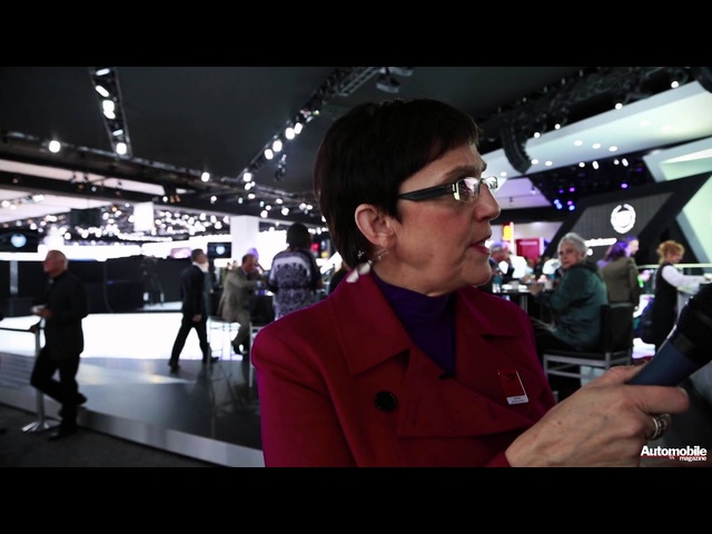 Jean Jennings Talks With Roger Penske at the 2013 Detroit Auto Show