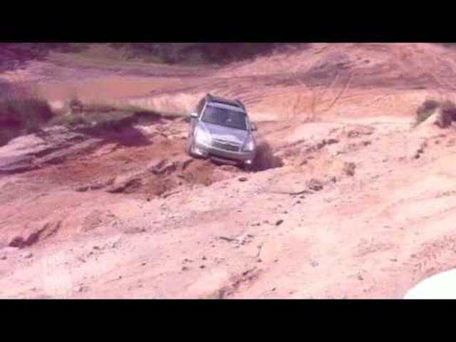 Subaru Outback Gets Stuck