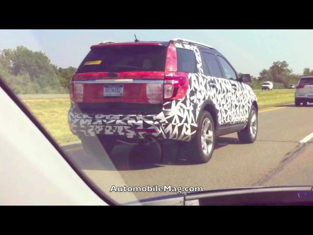 2011 Ford Explorer Spy Video