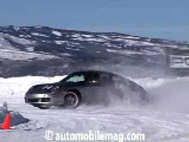 Porsche Camp4 Colorado Winter Drifting