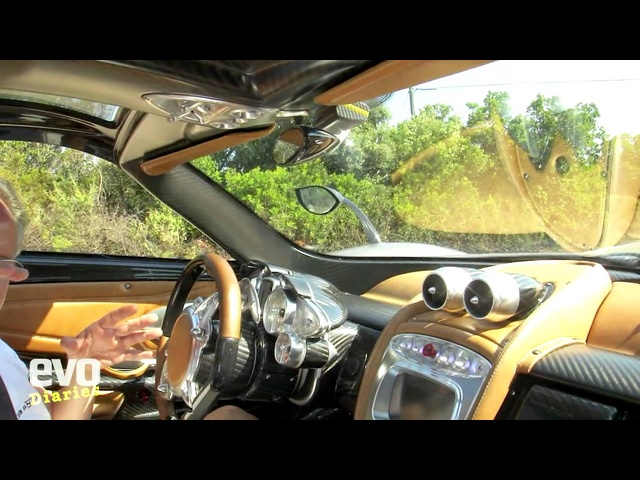 Pagani Huayra on the road- evo magazine video diary