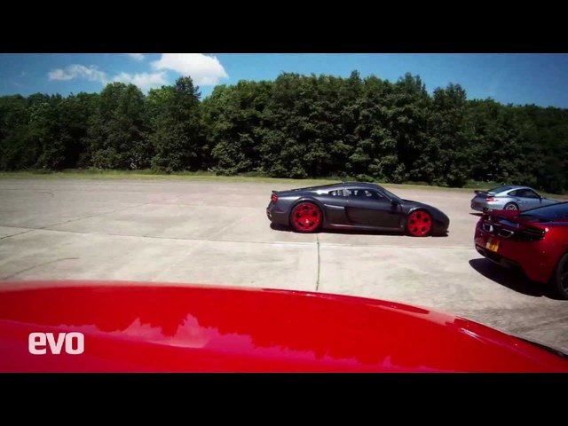 McLaren MP4-12C vs. Ferrari 458 Italia vs. Noble M600 vs. Porsche 911 Turbo S- EVO Magazine