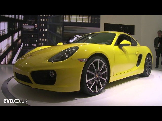 2013 Porsche Cayman at the LA show - evo magazine