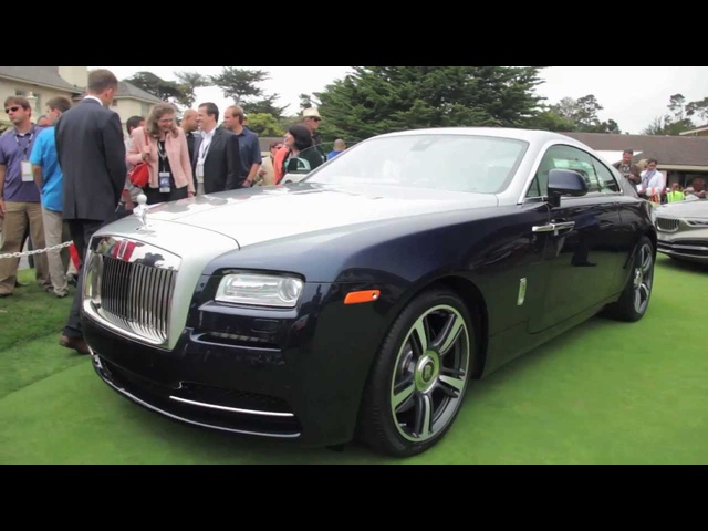 2014 Rolls-Royce Wraith - Up Close @ Pebble Beach - CAR and DRIVER