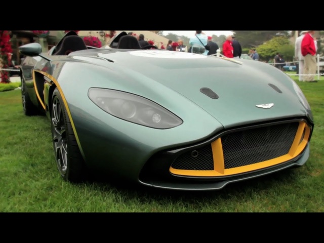 Aston Martin CC100 Speedster Concept - Up Close @ Pebble Beach - CAR and DRIVER