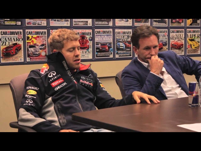 Sebastian Vettel & Christian Horner Interview - CAR and DRIVER