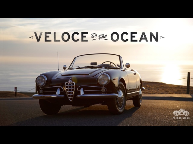 Alfa Romeo Giulia Spider Veloce Runs to the Ocean