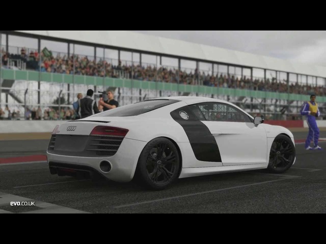 Tiff Needell and Audi R8 v Forza Motorsport 5 | evo TV
