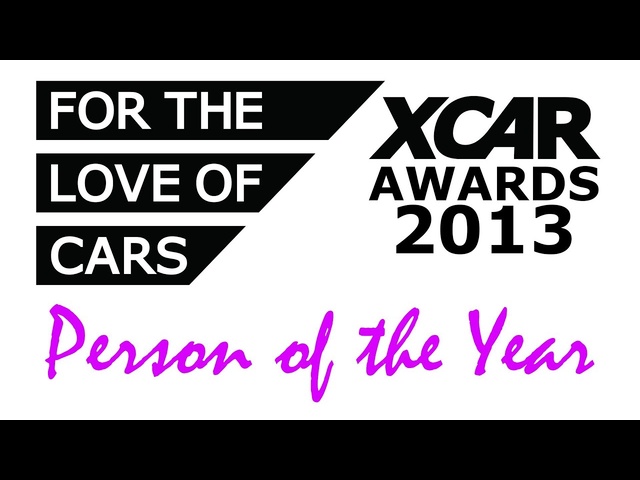 XCAR Awards 2013 - Person of the Year