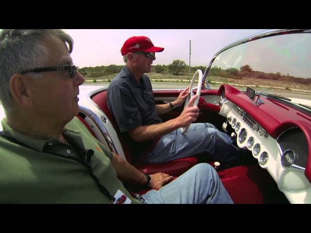 Car Nerds in a 1954 Chevrolet Corvette