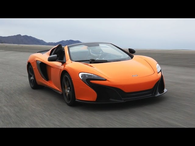 2015 McLaren 650S Spider Hits the Track