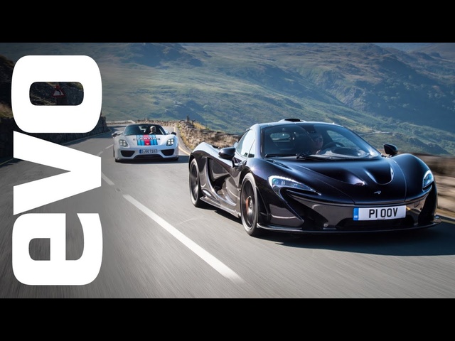 McLaren P1 vs Porsche 918 Spyder | evo TRACK BATTLE