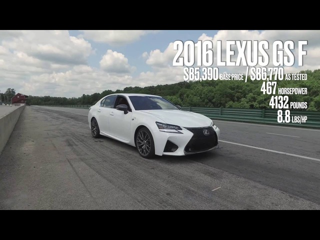 <em>Lexus</em> GS F at Lightning Lap 2016