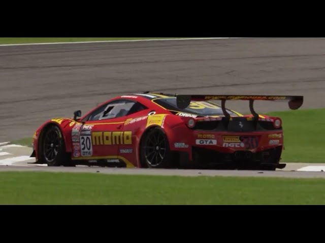 Attacking Barber with a Ferrari 458 GT3 - /MOMO