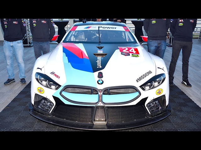 New BMW M8 GTE Le Mans Race Debut Rolex 24 Daytona 2018 WeatherTech SportsCar Championship CARJAM TV