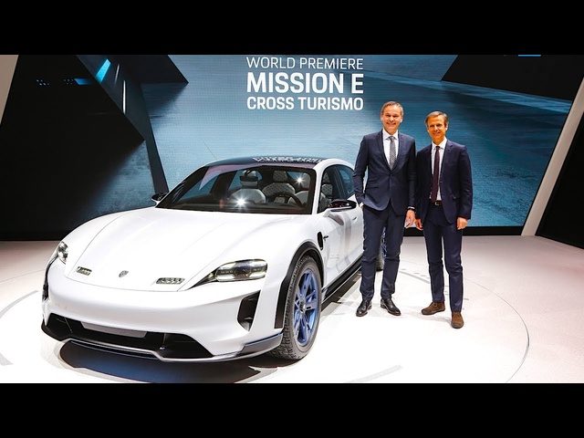 Porsche Mission E Cross Turismo LIVE World Premiere REVIEW 2019 Geneva 2018 CARJAM TV