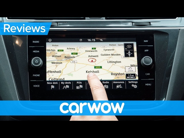 Volkswagen Tiguan Allspace SUV 2018 infotainment and interior review | Mat Watson Reviews