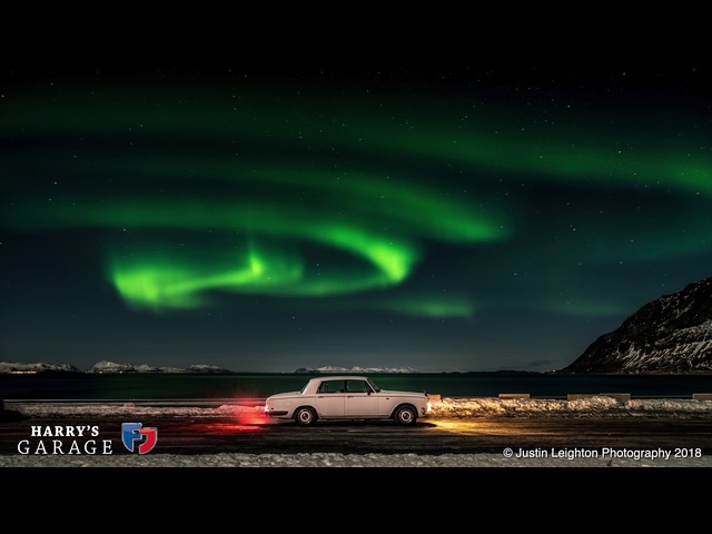 Rolls Royce Shadow to the Arctic part 2, chasing the Northern Lights