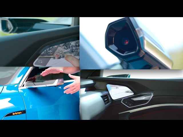 Audi e-tron Virtual Door Mirrors Worlds First Video Mirrors Audi All Electric Premiere Video CARJAM