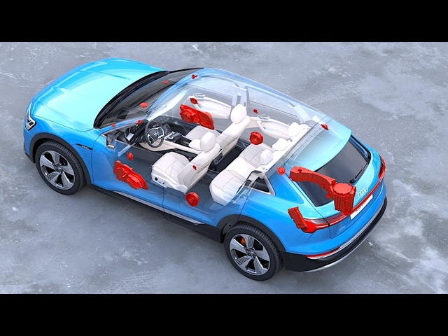 Audi etron Interior In Detail World Premiere Audi Electric SUV Interior Options Video CARJAM