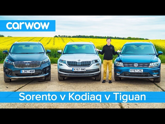 VW Tiguan-Allspace vs Skoda Kodiaq vs <em>Kia</em> Sorento - Which is the best 7-seater SUV?