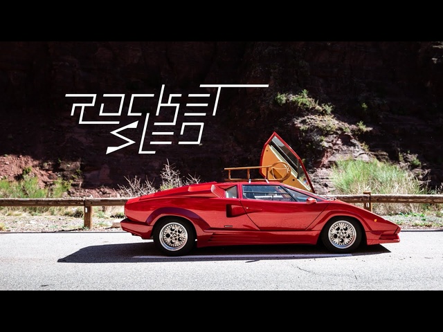 1988 Lamborghini Countach 25th Anniversary: The Rocket Sled