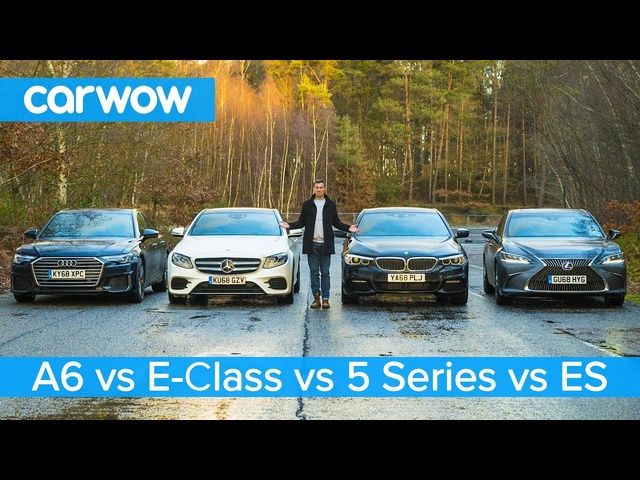 Audi A6 vs BMW 5 Series vs Mercedes E-Class vs <em>Lexus</em> ES - which is best?