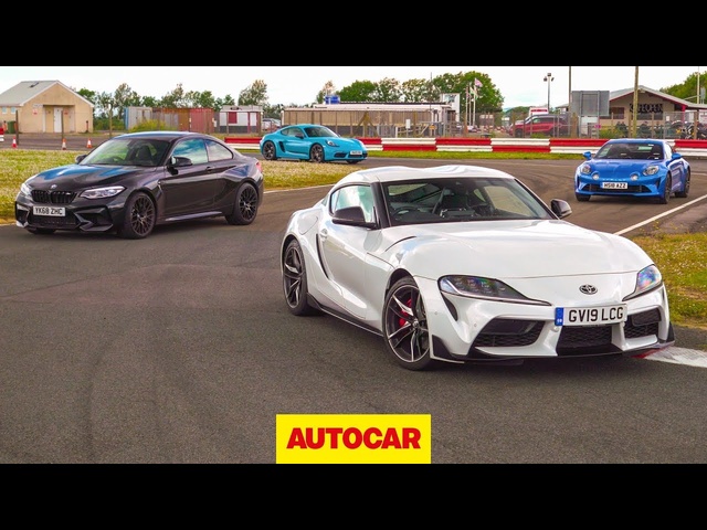 Toyota Supra vs BMW M2 Competition vs Porsche 718 Cayman T vs Alpine A110 | Autocar