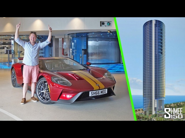 I Took My Ford GT Up to a 56th Floor Miami Penthouse!