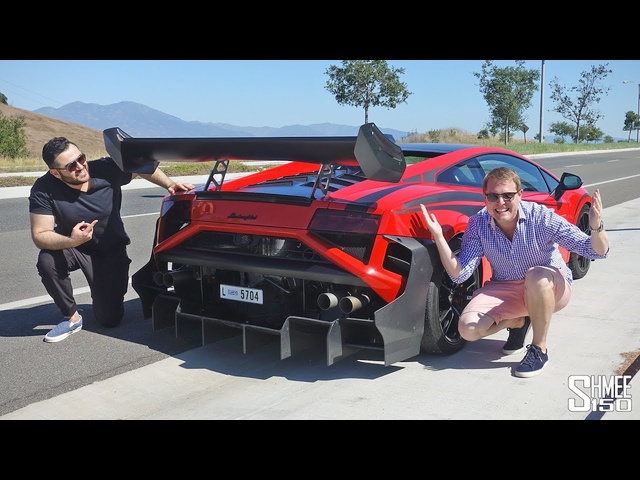 My Friend's Insane Lamborghini has a BAZOOKA Exhaust Mode!