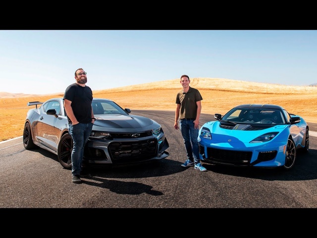 Odd Couple Clash! 2019 Chevrolet Camaro ZL1 1LE vs. 2020 Lotus Evora GT—Head 2 Head Preview Ep. 117