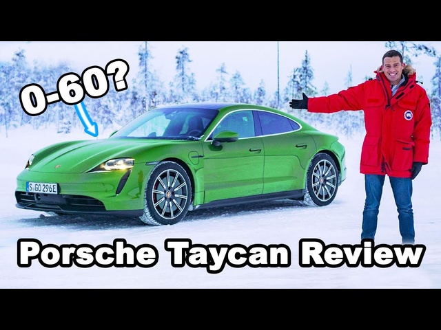 Porsche Taycan 4S & Turbo S review: launched, snow-drifted, range and TOILET tested!?!