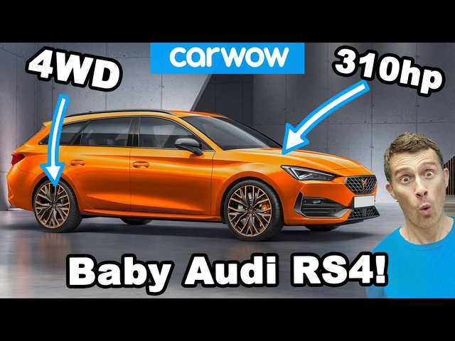 This is a baby Audi RS4... On a budget!