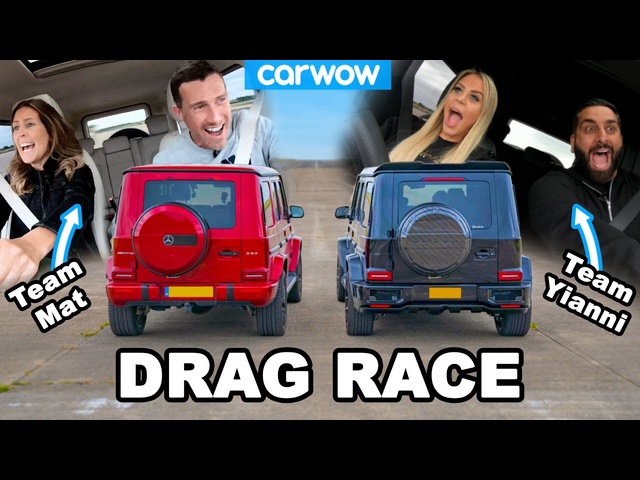 AMG G63 Drag Race: my GIRLFRIEND vs Yianni's