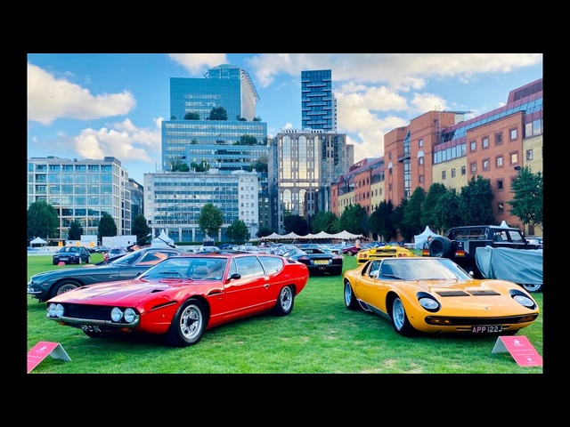 Lamborghini Espada at the 2020 London Concours plus a guided tour around the star cars there