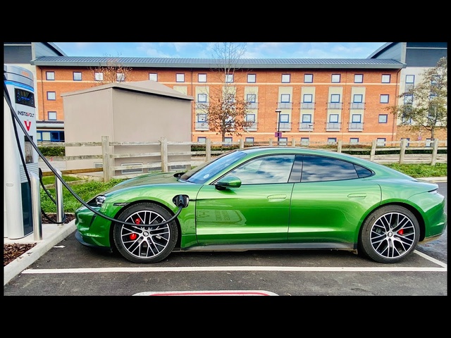 Porsche Taycan 4S real world review. Plus trying to charge it away from home..