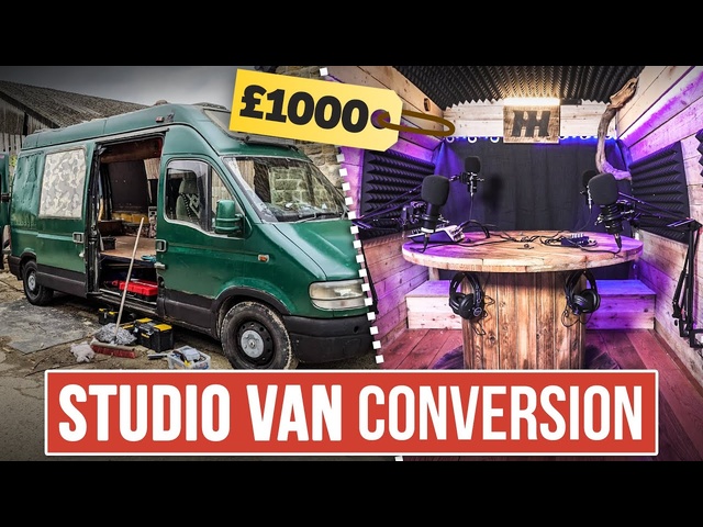 £1000 Studio Van Conversion: Full Build