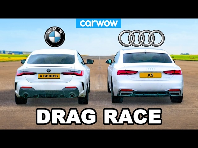 BMW 4 Series vs Audi A5 - DRAG RACE