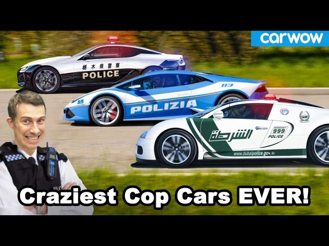 The craziest police cars in the world!