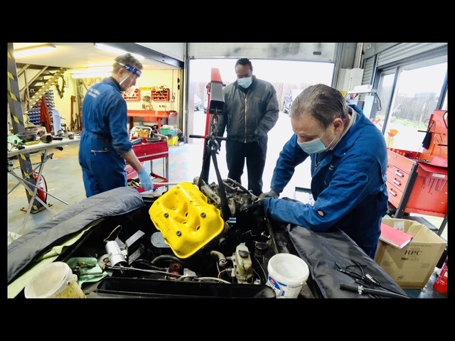 Lancia Fulvia Zagato 1600 restoration Part 1. Engine removal & strip down